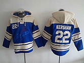 Los Angeles Dodgers #22 Clayton Kershaw Blue Stitched Hoodie,baseball caps,new era cap wholesale,wholesale hats