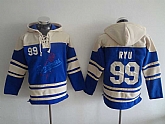 Los Angeles Dodgers #99 Hyun-Jin Ryu Blue Stitched Hoodie,baseball caps,new era cap wholesale,wholesale hats