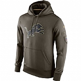 Men Detroit Lions Blank Salute to Service Green Nike NFL Hoody,baseball caps,new era cap wholesale,wholesale hats