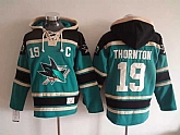San Jose Sharks #19 Thornton Dark Green Hoodie,baseball caps,new era cap wholesale,wholesale hats