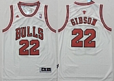 Chicago Bulls #22 Taj Gibson Revolution 30 Swingman White Jerseys,baseball caps,new era cap wholesale,wholesale hats