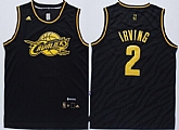 Cleveland Cavaliers #2 Kyrie Irving Black With Golden Swingman Jerseys,baseball caps,new era cap wholesale,wholesale hats