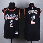 Cleveland Cavaliers #2 Kyrie Irving Revolution 30 Swingman 2014 USA Flag Fashion Black Jerseys,baseball caps,new era cap wholesale,wholesale hats