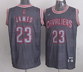 Cleveland Cavaliers #23 LeBron James Gray Shadow Jerseys,baseball caps,new era cap wholesale,wholesale hats
