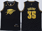 Oklahoma City Thunder #35 Kevin Durant Black With Golden Swingman Jerseys,baseball caps,new era cap wholesale,wholesale hats