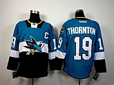San Jose Sharks #19 Joe Thornton 2015 Stadium Series Blue-Black Jerseys,baseball caps,new era cap wholesale,wholesale hats