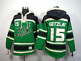 Anaheim Ducks #15 Ryan Getzlaf Green Hoodie,baseball caps,new era cap wholesale,wholesale hats