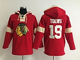 Chicago Blackhawks #19 Jonathan Toews Solid Color Red Hoody,baseball caps,new era cap wholesale,wholesale hats