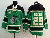 Chicago Blackhawks #29 Bryan Bickell Green Hoodie,baseball caps,new era cap wholesale,wholesale hats