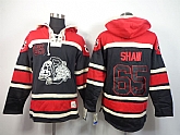 Chicago Blackhawks #65 Andrew Shaw Black Red Ice Skulls Hoodie,baseball caps,new era cap wholesale,wholesale hats