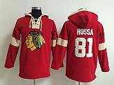 Chicago Blackhawks #81 Marian Hossa Solid Color Red Hoody,baseball caps,new era cap wholesale,wholesale hats