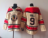 Chicago Blackhawks #9 Bobby Hull Cream Hoodie,baseball caps,new era cap wholesale,wholesale hats