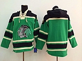 Chicago Blackhawks Blank Green Hoodie,baseball caps,new era cap wholesale,wholesale hats