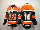 Cincinnati Bengals #14 Andy Dalton Black Hoodie,baseball caps,new era cap wholesale,wholesale hats
