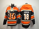 Cincinnati Bengals #18 A.J. Green Black Hoodie,baseball caps,new era cap wholesale,wholesale hats