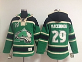 Colorado Avalanche #29 Nathan MacKinnon Green Hoodie,baseball caps,new era cap wholesale,wholesale hats