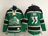 Colorado Avalanche #33 Patrick Roy Green Hoodie,baseball caps,new era cap wholesale,wholesale hats