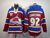 Colorado Avalanche #92 Gabriel Landeskog Red Hoodie,baseball caps,new era cap wholesale,wholesale hats