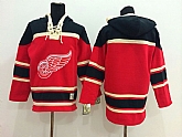 Detroit Red Wings Blank Red Hoodie,baseball caps,new era cap wholesale,wholesale hats