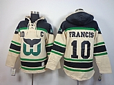 Hartford Whalers #10 Ron Francis Cream Hoodie,baseball caps,new era cap wholesale,wholesale hats