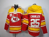 Kansas City Chiefs #25 Jamaal Charles Red Hoodie,baseball caps,new era cap wholesale,wholesale hats