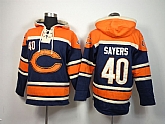 Nike Chicago Bears #40 Gale Sayers Navy Blue Hoodie,baseball caps,new era cap wholesale,wholesale hats