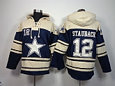 Nike Dallas Cowboys #12 Roger Staubach Navy Blue Hoodie,baseball caps,new era cap wholesale,wholesale hats