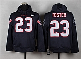 Nike Houston Texans #23 Foster 2014 Pullover Hoodie Navy Blue,baseball caps,new era cap wholesale,wholesale hats