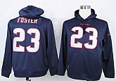 Nike Houston Texans #23 Foster Pullover Hoodie Navy Blue,baseball caps,new era cap wholesale,wholesale hats