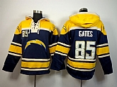 San Diego Chargers #85 Antonio Gates Navy Blue Hoodie,baseball caps,new era cap wholesale,wholesale hats