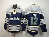 Seattle Seahawks #12 Fan Navy Blue Hoodie,baseball caps,new era cap wholesale,wholesale hats