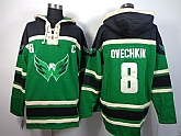 Washington Capitals #8 Alex Ovechkin Green Hoodie,baseball caps,new era cap wholesale,wholesale hats