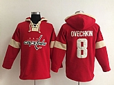Washington Capitals #8 Alex Ovechkin Solid Color Red Hoody,baseball caps,new era cap wholesale,wholesale hats