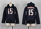Youth Nike Chicago Bears #15 Brandon Marshall Navy Blue Kids Hoody,baseball caps,new era cap wholesale,wholesale hats