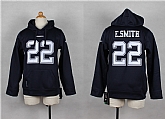 Youth Nike Dallas Cowboys #22 Emmitt Smith Navy Blue Kids Hoody,baseball caps,new era cap wholesale,wholesale hats