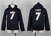 Youth Nike Denver Broncos #7 John Elway Navy Blue Kids Hoody,baseball caps,new era cap wholesale,wholesale hats
