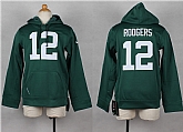 Youth Nike Green Bay Packers #12 Aaron Rodgers Green Kids Hoody,baseball caps,new era cap wholesale,wholesale hats