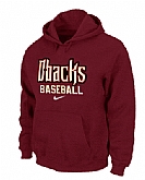 Arizona Diamondbacks Crimson Pullover Hoodie RED,baseball caps,new era cap wholesale,wholesale hats
