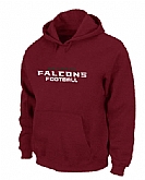 Atlanta Falcons Authentic font Pullover Hoodie Red,baseball caps,new era cap wholesale,wholesale hats