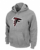 Atlanta Falcons Logo Pullover Hoodie Grey,baseball caps,new era cap wholesale,wholesale hats