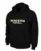 Baltimore Ravens Authentic font Pullover Hoodie Black,baseball caps,new era cap wholesale,wholesale hats