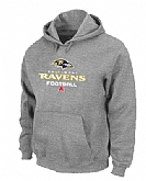Baltimore Ravens Critical Victory Pullover Hoodie Grey,baseball caps,new era cap wholesale,wholesale hats