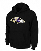 Baltimore Ravens Logo Pullover Hoodie black,baseball caps,new era cap wholesale,wholesale hats