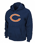 Chicago Bears Logo Pullover Hoodie Navy Blue,baseball caps,new era cap wholesale,wholesale hats