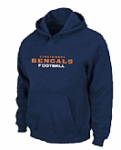 Cincinnati Bengals Authentic font Pullover Hoodie Navy Blue,baseball caps,new era cap wholesale,wholesale hats