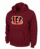 Cincinnati Bengals Logo Pullover Hoodie Red,baseball caps,new era cap wholesale,wholesale hats