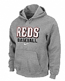 Cincinnati Reds Pullover Hoodie Grey,baseball caps,new era cap wholesale,wholesale hats