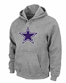 Dallas Cowboys Logo Pullover Hoodie Grey,baseball caps,new era cap wholesale,wholesale hats
