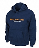 Denver Broncos Authentic font Pullover Hoodie Navy Blue,baseball caps,new era cap wholesale,wholesale hats