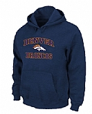 Denver Broncos Heart x26 Soul Pullover Hoodie Navy Blue,baseball caps,new era cap wholesale,wholesale hats